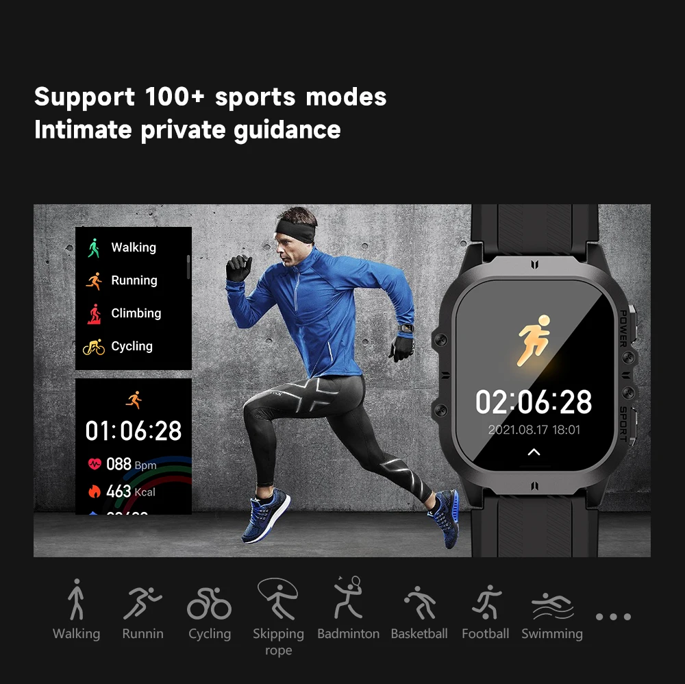 1.96 "AMOLED Relógio Inteligente 100 + Modos Esportivos - Image 4