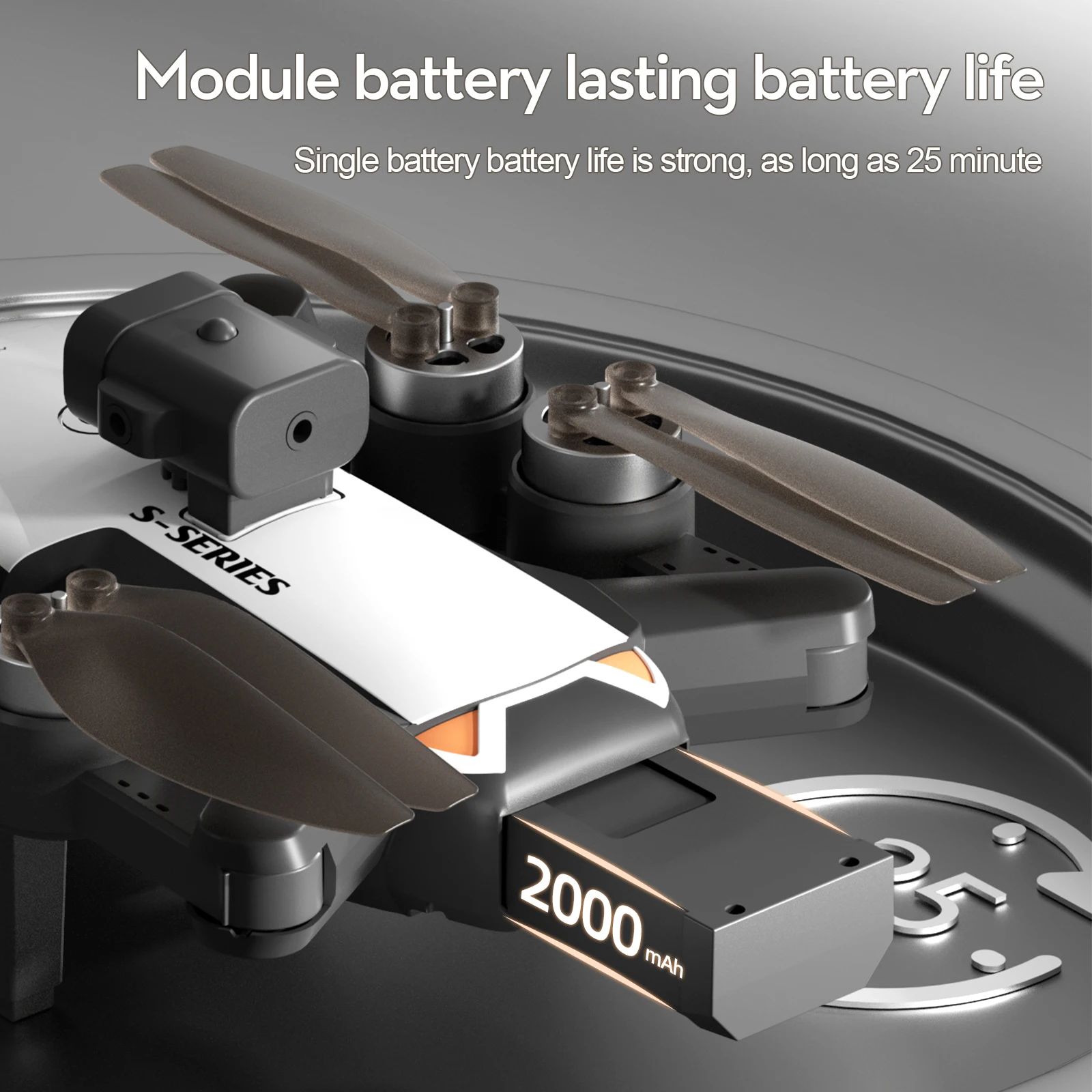 Novo s2s mini drone profissional 8k hd câmera voar 25min - Image 6