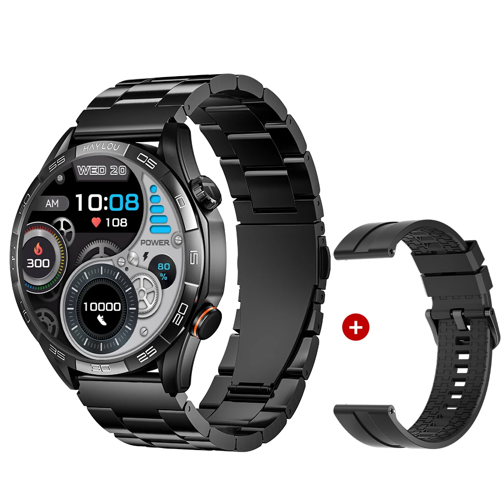 HAYLOU Solar 5 Chamadas de Voz Smartwatch 1.58 ''Display - Image 2
