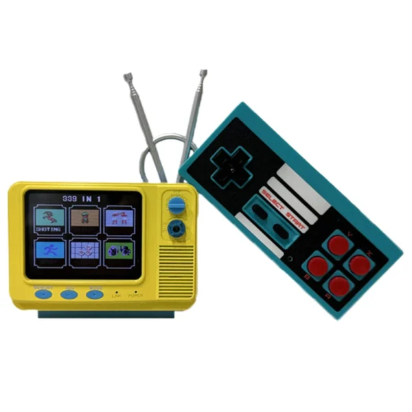 Leitor de videogame mini tv estilo 3.0 polegadas tela grande