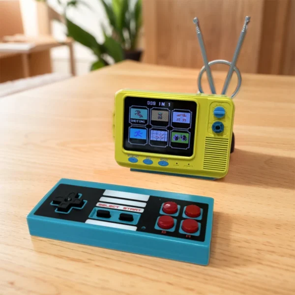 Leitor de videogame mini tv estilo 3.0 polegadas tela grande - Image 3