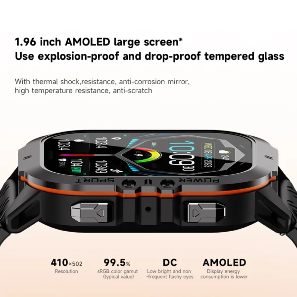 MISIRUN-C26 relógio inteligente, Bluetooth Chamada Smartw. - Image 2