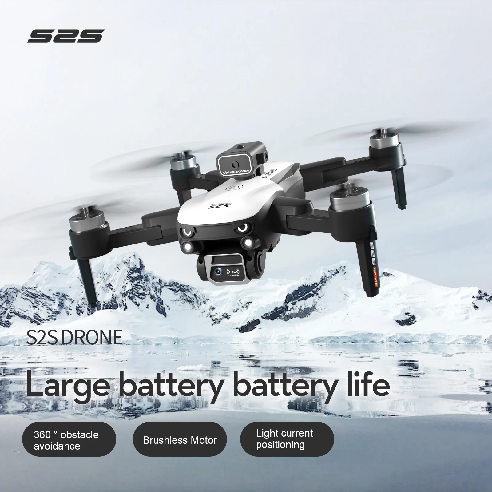 Novo s2s mini drone profissional 8k hd câmera voar 25min - Image 5