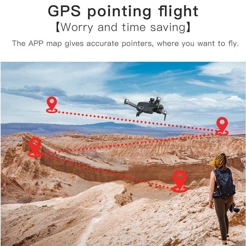 2024 novo l600 pro max gps drone 5km 4k profissional hd câm. - Image 4