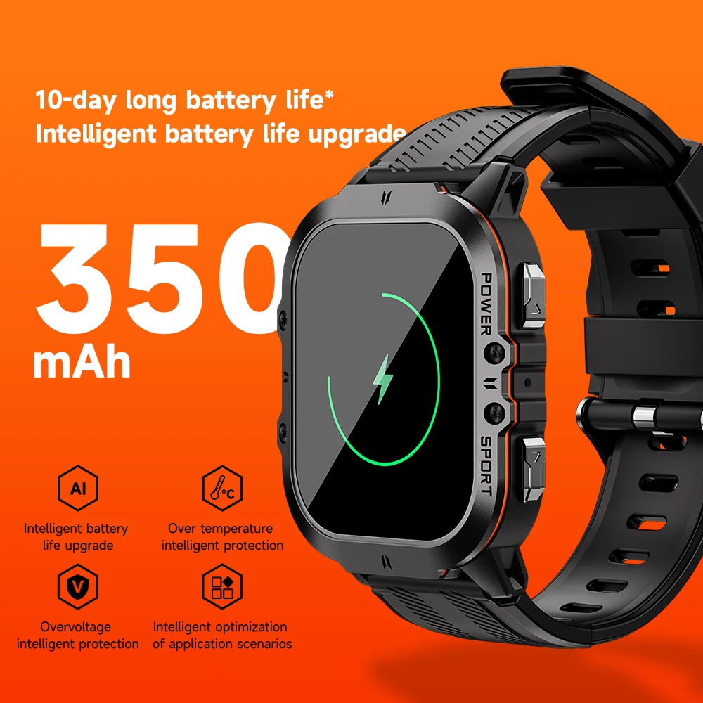 1.96 "AMOLED Relógio Inteligente 100 + Modos Esportivos - Image 5