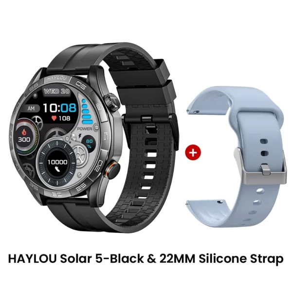 HAYLOU Solar 5 Chamadas de Voz Smartwatch 1.58 ''Display - Image 4